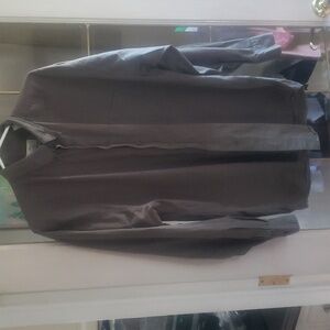 Great Lakes Country Men's Casual Button Down Olive Green Shirt.  Size L.